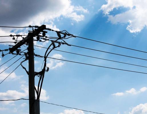 utility poles