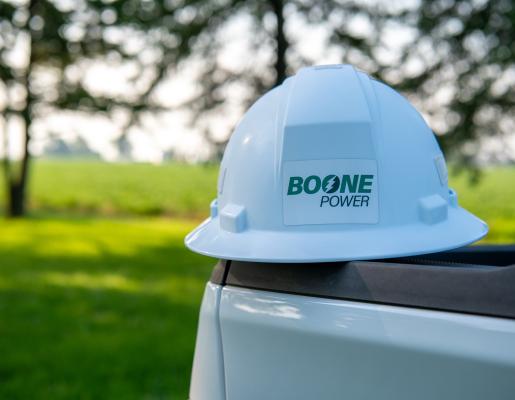 Boone Power hard hat