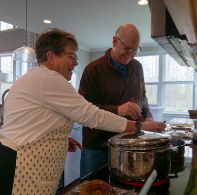 tou-cooking at lunch