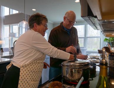 tou-cooking at lunch